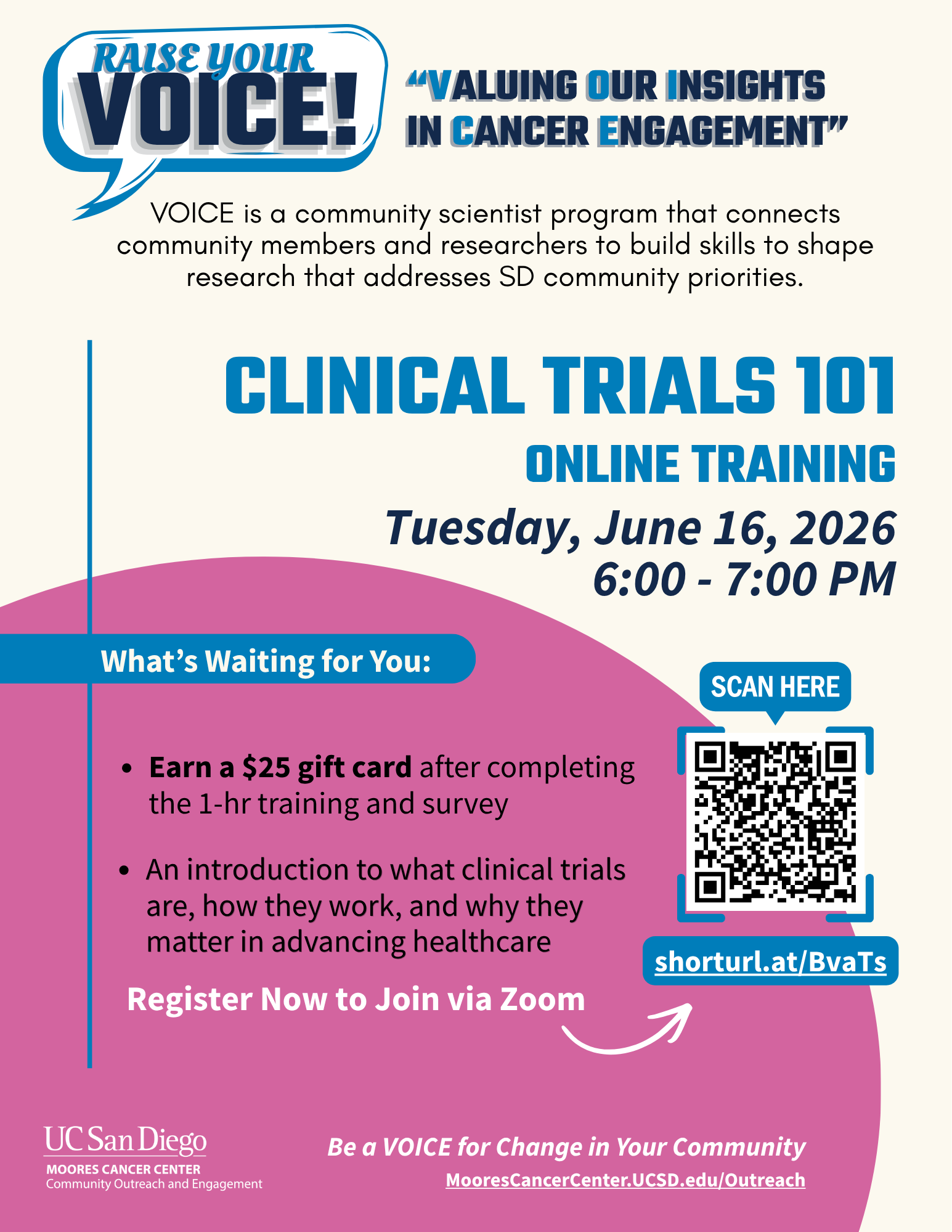VOICE: Clinical Trials 101 Online Training